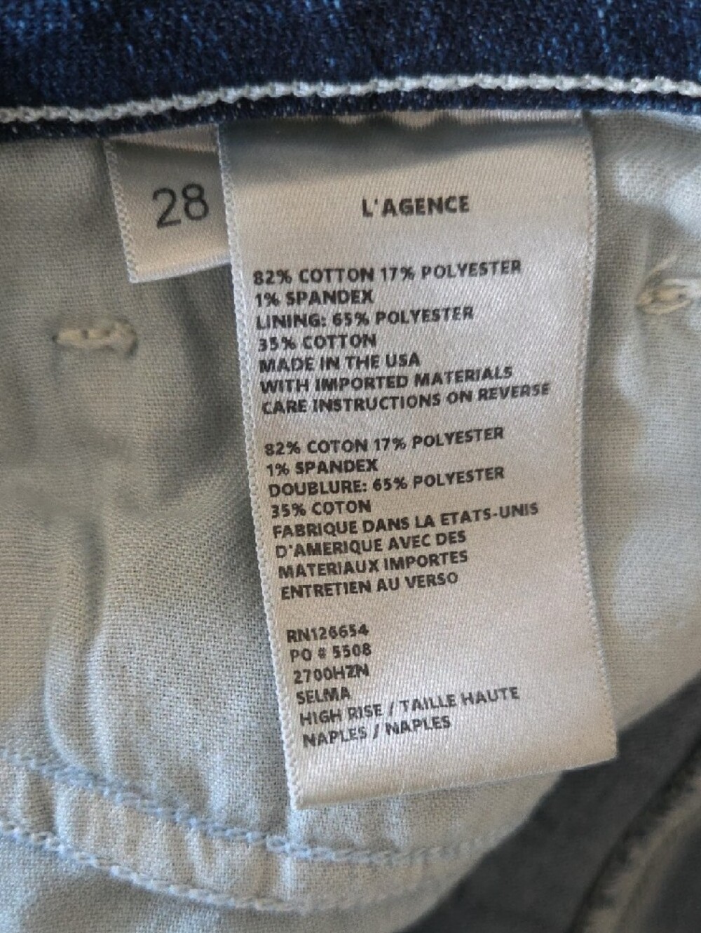 L'AGENCE Selma Sleek High Rise Baby Bootcut - Picture 7 of 8